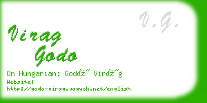 virag godo business card